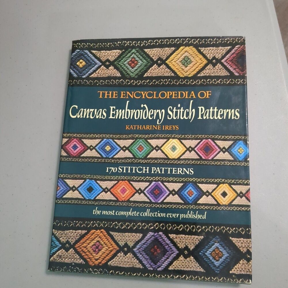 Book - Encyclopedia of Canvas Embroidery Stitch Patterns - Katherine Ireys